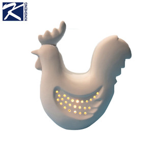 Decoración artesanía porcelana estatuilla Gallo - Product Image 6