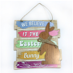 Easter Custom Different Easter Hanging Home Decoration MDF Hanging Decoration