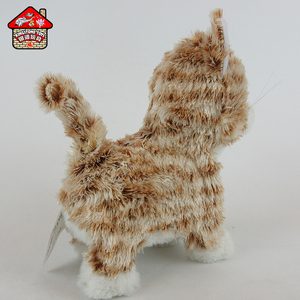Giocattolo per animali da passeggio suono di gatto farcito morbido e giocattolo musicale per bambini gatto - Product Image 5