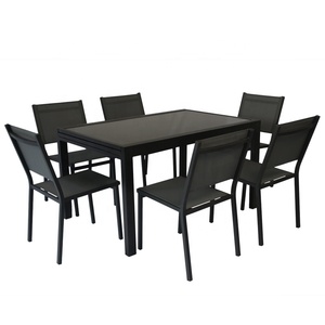 Aluminium <strong>Outdoor</strong> <strong>Extendable</strong> Metal Patio <strong>Dining</strong> <strong>Table</strong> <strong>Outdoor</strong> with Two Layers Symmetrical - Product Image 6