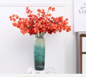 2019 nova Flor Flores Artificiais Flores De Seda Lanterna Lanternas Chinesas para Decoração de Casa