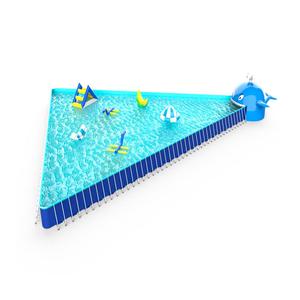 <span class=keywords><strong>Piscine</strong></span> gonflable hors sol pour enfants, grande taille, facile à transporter, avec <span class=keywords><strong>pompe</strong></span>, requin Mad, onduleur, - Product Image 2