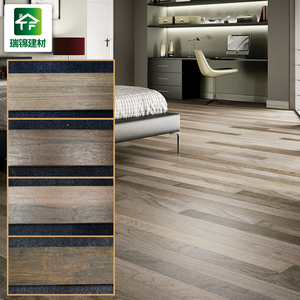 Oscuro grano de madera de cerezo 150x900 baldosas de madera antideslizante <span class=keywords><strong>mira</strong></span> porcelánico para habitaciones modernas - Product Image 2