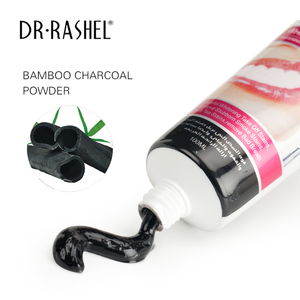 DR.RASHEL 100ml <span class=keywords><strong>Dentifrice</strong></span> au <span class=keywords><strong>Charbon</strong></span> Actif Éclaircissant Anti-Taches pour une Haleine Fraîche - Product Image 1