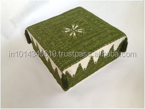 Pouf marocain brodé fait main pouf marocain pouf de sol - Product Image 3