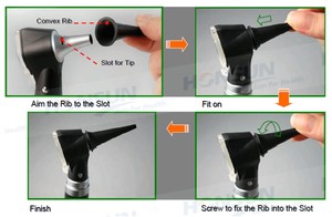 China fabricante barato alto rendimiento HS-OTP10S médica oftalmoscopio - Product Image 3