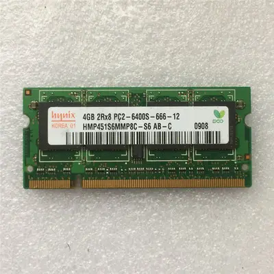 Original工場4GB DDR2 800 MHz PC2 6400Sノートブックメモリバー