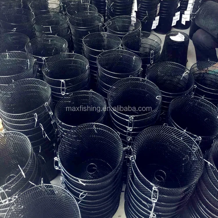 Plastic coated metal crayfish traps for sale