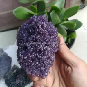 natural top quality grape agate clusters, agate grape stones