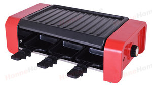 Antiadherente Parrilla Eléctrica 3 Pequeñas Sartenes Cocinar BARBACOA mesa DE Mando Del Termostato - Product Image 3
