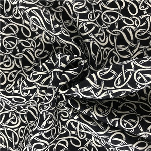 Tùy Chỉnh Mềm Poly Phác Thảo <span class=keywords><strong>Fdy</strong></span> In Kỹ Thuật Số Sợi Nhỏ Vải Cho T-Shirt Và Mặc Giản Dị - Product Image 2