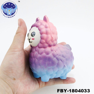 Squishies Alpaga, visqueux Lente Hausse Le Soulagement Du Stress Jouets Super Doux Tueur de Temps Drôle Jouets à Presser Mignon - Product Image 3