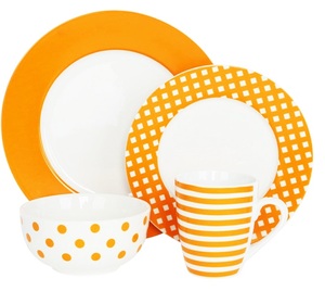 Juego de Vajilla de 20 Piezas, Vajilla Colorida de <span class=keywords><strong>Carrefour</strong></span> con Plato y Taza - Product Image 4