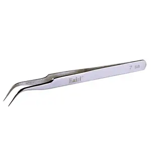 Factory Price Kaisi 7-SA Straight Surgical Hot Repair Tweezers Apple Main Board Copper Wire Hollow Tweezers