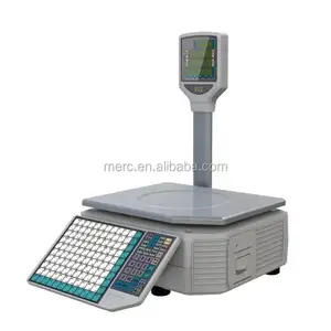 MERC digital de Código De Barras Da Etiqueta máquina de pesagem escala de computação de preços