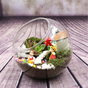 Glas Bal Vaas Tafelblad Air Plant Display Globe Groothandel Glas Opknoping Terrarium Voor Home Decoratie