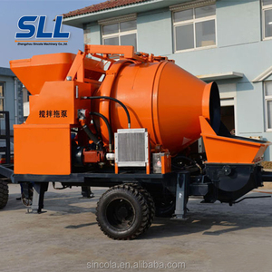 Pompa Mixer Beton Mini, Pompa Beton dengan Mixer - Product Image 2