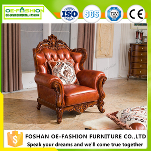 New classic marrone chiaro in pelle salotto mobili divano - Product Image 5