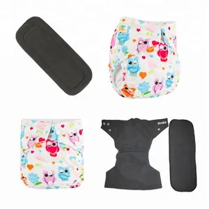 New Design Pocket Style Ecological Reusable Bamboo Charcoal Cloth Diaper