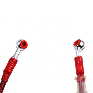 Línea de freno de manguera de aceite de motocicleta trenzada de ajuste <span class=keywords><strong>Banjo</strong></span> de acero inoxidable de 50cm - Product Image 4