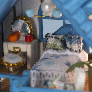 Últimas populares de madera mini romántica Agan mar 3D miniatura <span class=keywords><strong>Casa</strong></span> de muñeca de Madera Juguetes de construcción - Product Image 6