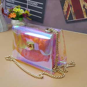 Women Transparent <b>Bag</b> <b>clear</b> PVC Jelly Small Tote Messenger <b>Bag</b> PVC Ladies <b>Bag</b> - Product Image 3