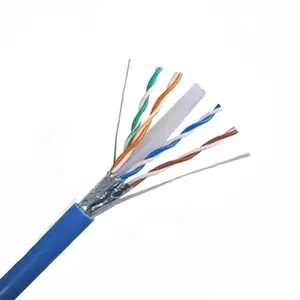 Cat6ทองแดงอีเธอร์เน็ตสาย Lan สาย Lan Utp/ftp/stp/sftp สายแพทช์สำหรับเครือข่าย