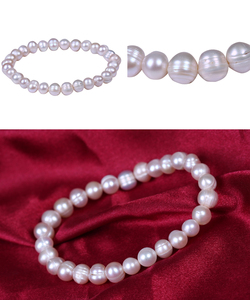 Di promozione di VENDITA del braccialetto di fascino reale della perla borda il braccialetto per la signora - Product Image 6