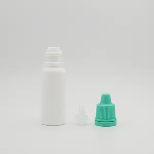 Biologisch abbaubare leere 5ml 10ml 15ml PE PP flüssige Augentropfen-Plastik flasche mit kinder sicherem Schraub verschluss