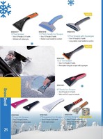 Grattoir à glace, un style ergonomique T forme ciseau à glace, laiton raclette grattoir à glace