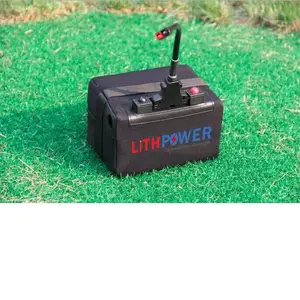 Hotsale 12V 22ah Lithium Ion Golf Xe Đẩy Pin Với T-Bar Cho Xe Đẩy Golf