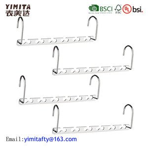 Space saver hangers 6 pack magic closet hangers space saver clothes closet suspension organizer - Product Image 2