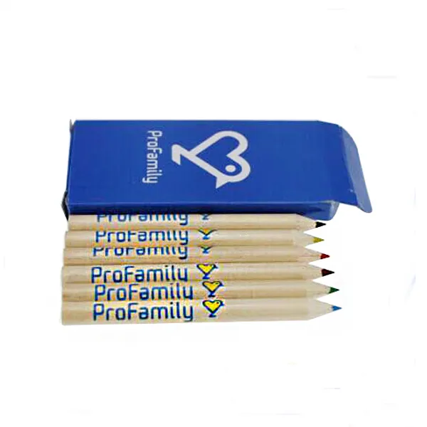 Conform to EN71 round white color pencil