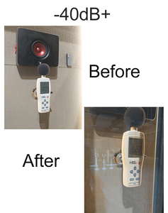 Insonorisant pour porte d'intérieur, insonorisée, avec indice de sécurité d'excellente qualité, insonorisant, acoustique - Product Image 2