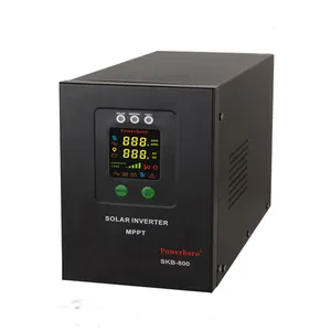 Inverter Tenaga Surya 500W, Gelombang Sinus Murni Off-Grid Tipe Output Tunggal dengan Pengontrol Pengisi Daya MPPT