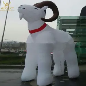 giant customized inflatable animal mascot,outdoor inflatable goat for advertising