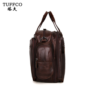 Véritable Cuir Hommes Classique D'affaires Ordinateur Portable Grande Serviette Pour Les Avocats - Product Image 4