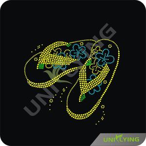 Hotsales Flip Flop strass Sujets en gros pour T-shirt - Product Image 1
