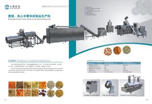 Ekstruder mısır çubukları üretimi mısır patlağı aperatif yemek yapma makinesi - Product Image 2