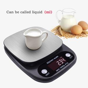 패션 디자인 스테인레스 스틸 10kg/1g 디지털 주방 규모 - Product Image 1