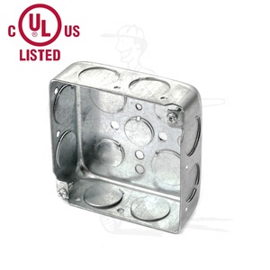 UL 4" Electrical Square Metal Conduit Boxes