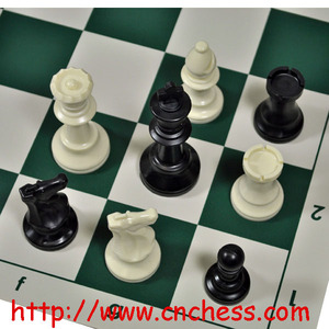 Basic Club Tournament Piezas de <span class=keywords><strong>ajedrez</strong></span> sólidas con 3 rey de 3/4 pulgadas - Product Image 4