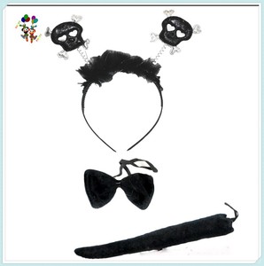 A buon mercato coda 3 pz colore nero <span class=keywords><strong>Ghost</strong></span> Bat ragno festa di Halloween fasce per la testa HPC-0710 - Product Image 2