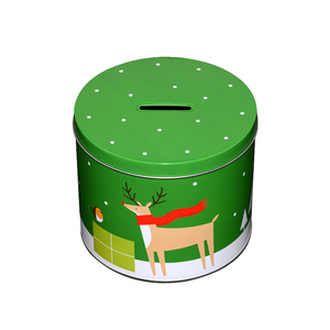 Quà Tặng Khuyến Mãi Hộp Đựng Tiền Xu Bằng Kim Loại Hộp Thiếc Tròn Tiết Kiệm Tiền Hộp Thiếc Tùy Chỉnh Để Đựng Tiền - Product Image 3