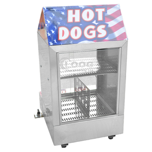 ホットドッグ保温ショーケース　パン保温器　業務用電気ホットドッグスチーマー - Product Image 5