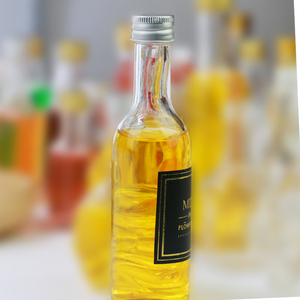 Creativo 50 ml 100 ml de vidrio transparente con tapa de bebida botella pequeña Sub-botella - Product Image 4
