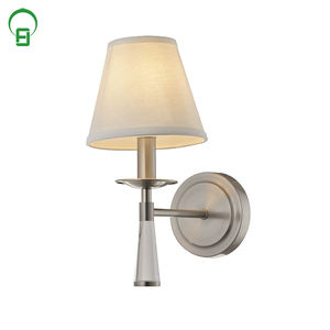 Venta al por mayor, precio de fábrica de muebles de sala de iluminación <span class=keywords><strong>2</strong></span> luces de tela de acrílico de la pared de la lámpara - Product Image 4