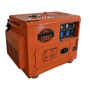 Commercio all'ingrosso portatile 5kw 6.5kw 8000 watt generatore diesel marino