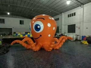 Globo Inflable Personalizado con Forma de Pulpo, Pulpo Inflable Publicitario con Rociador de Agua - Product Image 2