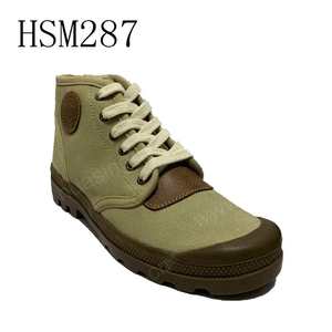 LXG, Bottes de randonnée pour hommes Outdoor <span class=keywords><strong>Ranger</strong></span> Boot High Top Canvas Trekking Ankle Shoes for Men HSM287 - Product Image 2
